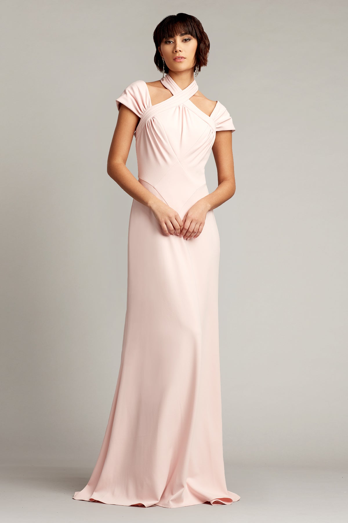 Warren Cutout Halter Gown