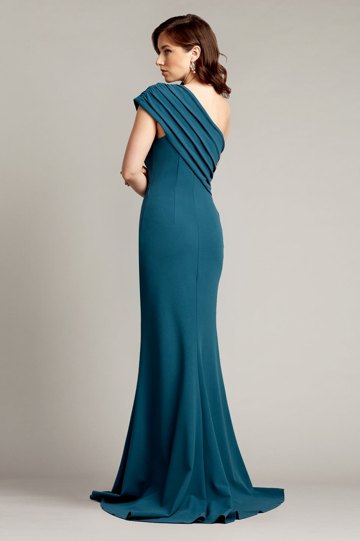 Bristol Draped Twist Knot Gown – Tadashi Shoji Official Online Boutique