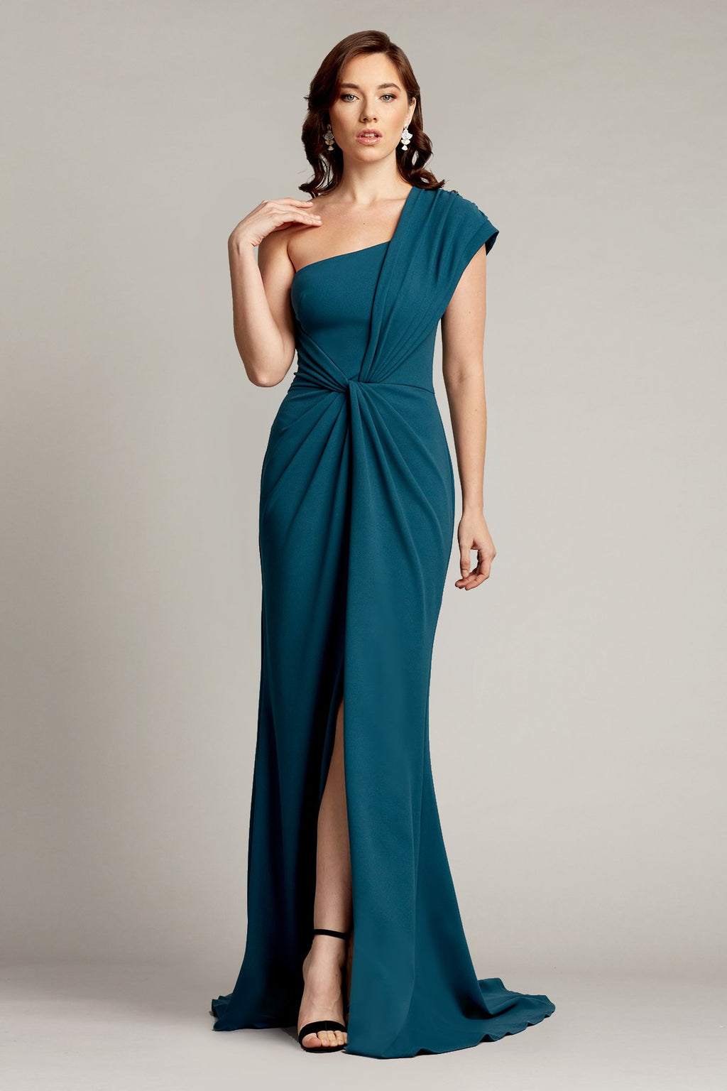 Bristol Draped Twist Knot Gown