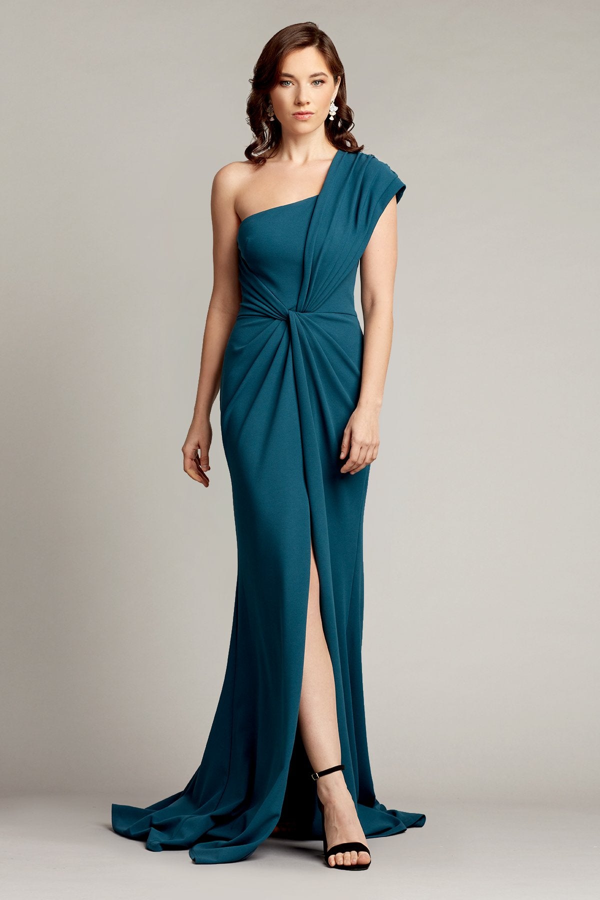 Bristol Draped Twist Knot Gown