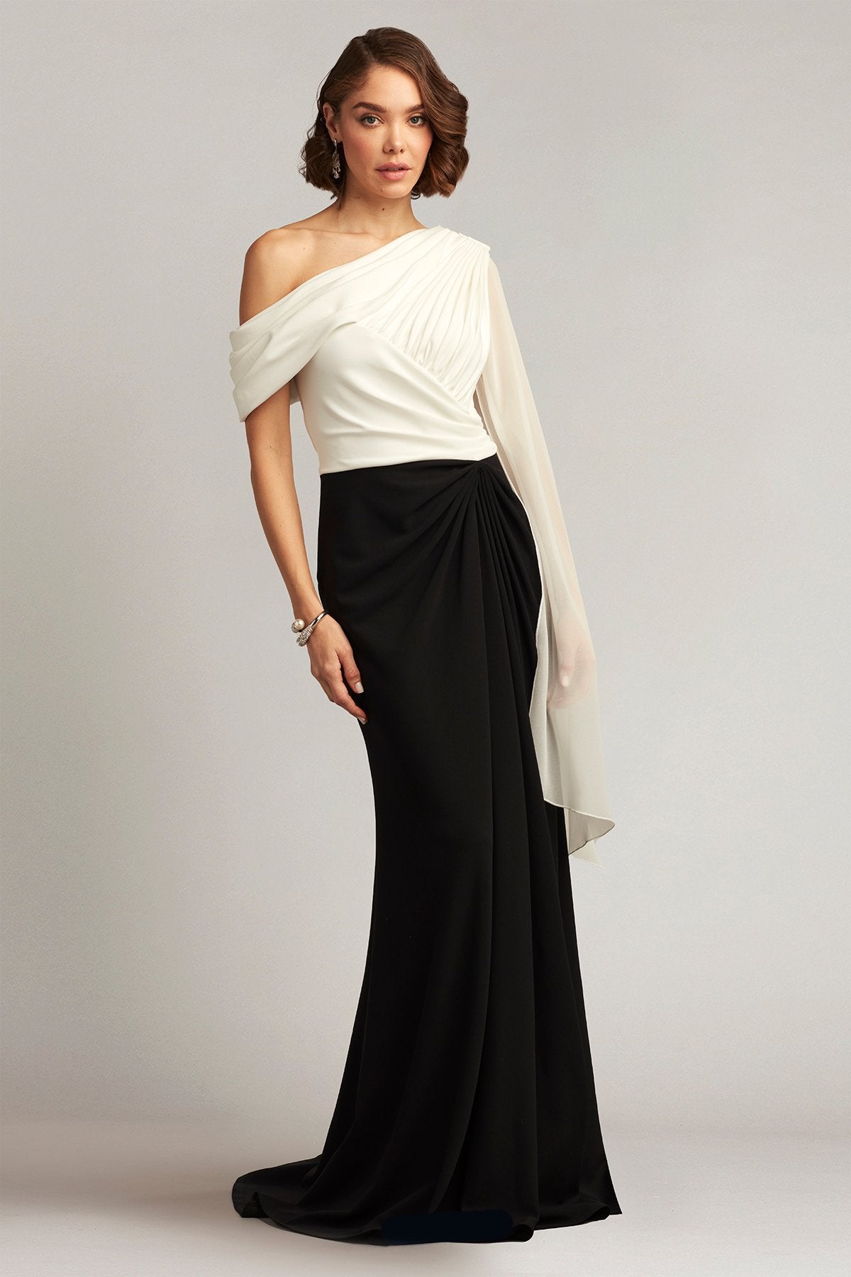 Kellum Cape Sleeve Gown