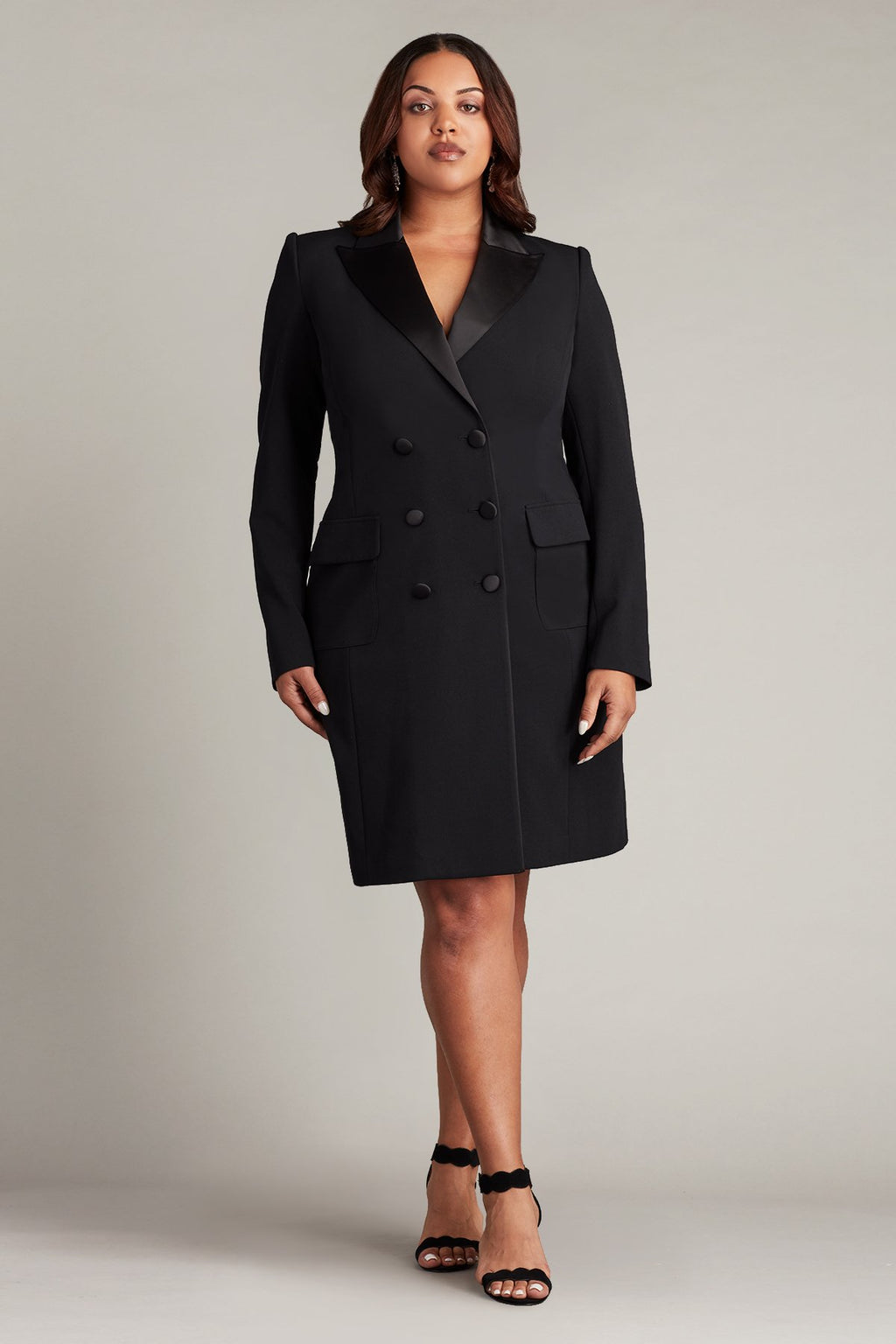McKay Double-Breasted Coat Dress - PLUS SIZE  Tadashi Shoji Official  Online Boutique
