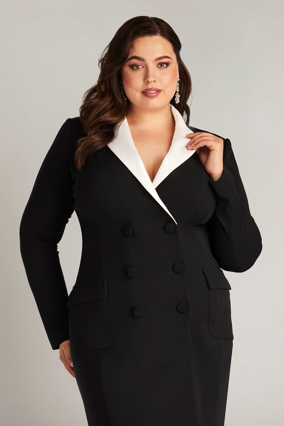 McKay Double-Breasted Coat Dress - PLUS SIZE