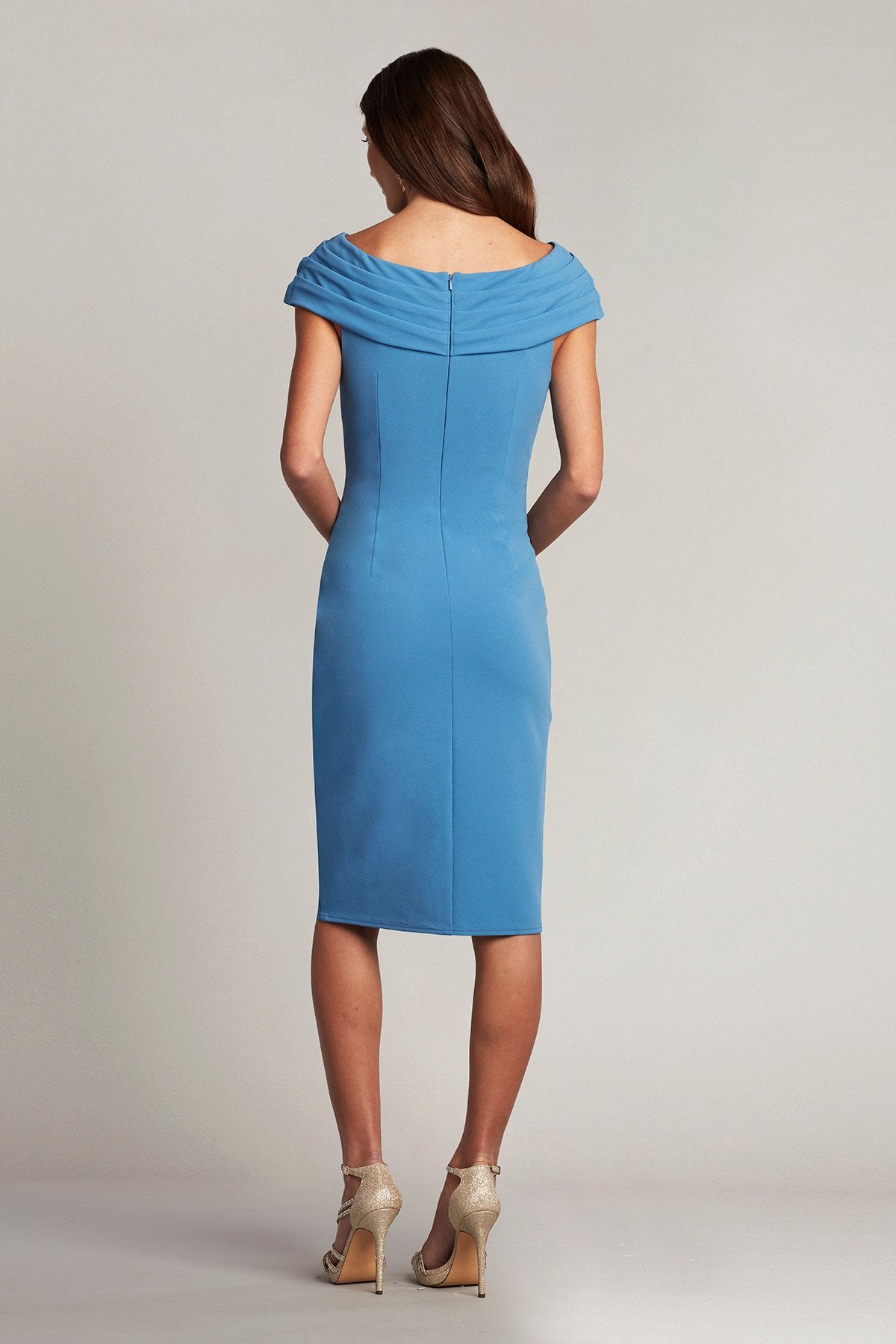 Maribel Draped V-Neck Dress