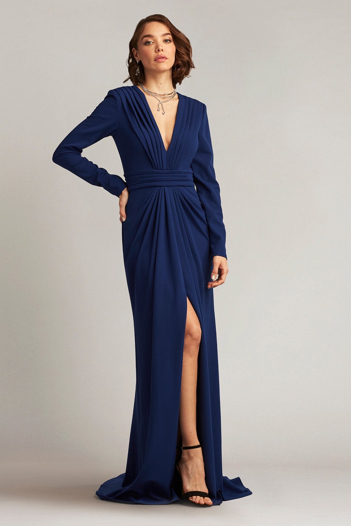 Copeland Draped Plunge Gown