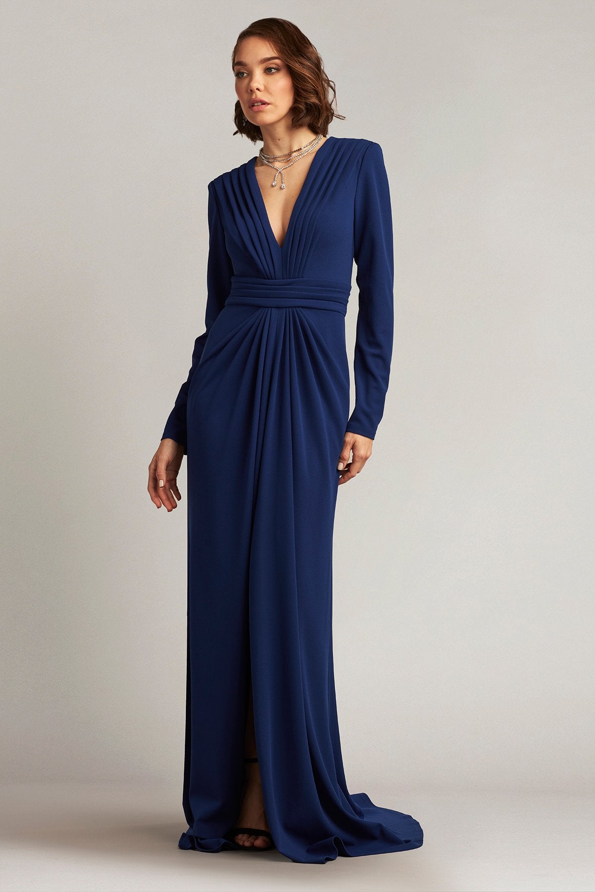 Copeland Draped Plunge Gown