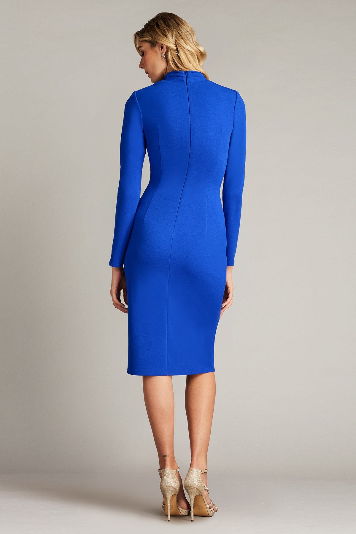 Markum Long-Sleeve Flounce Dress