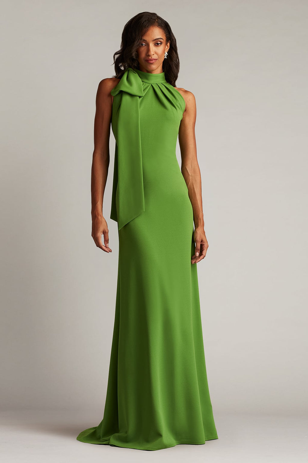 Sims Shoulder Bow Halter Gown