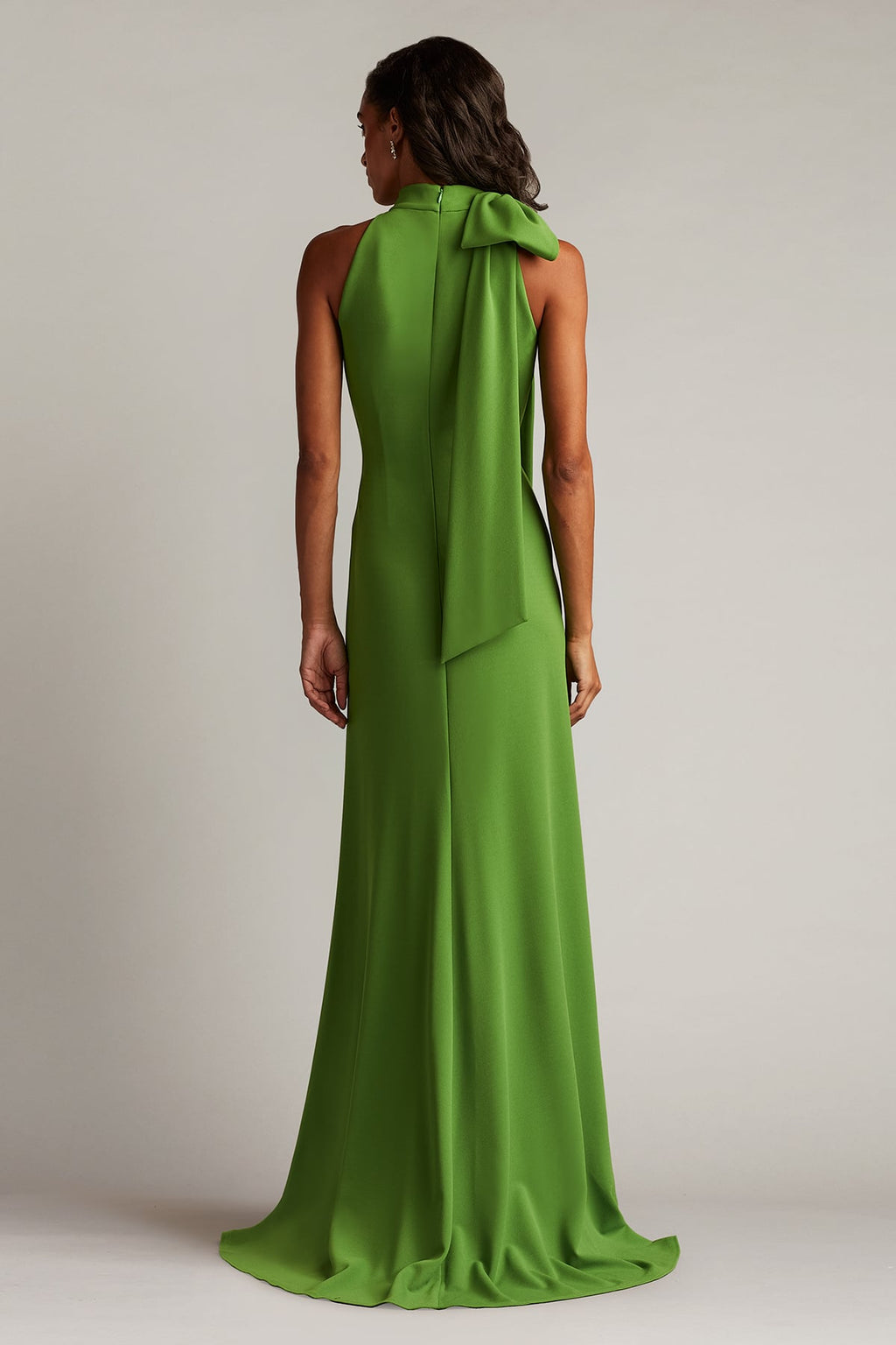 Sims Shoulder Bow Halter Gown