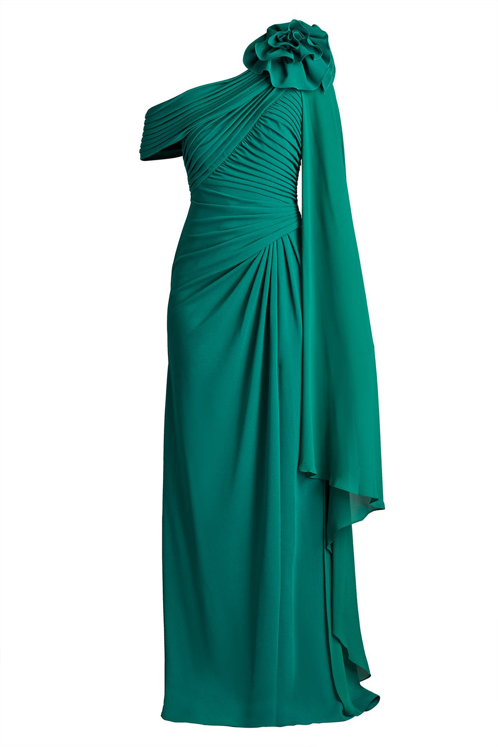 Kamari Draped Rosette Shoulder Gown Tadashi Shoji Official Online Boutique Kamari Draped Rosette Shoulder Gown Tadashi Shoji Official Online Boutique