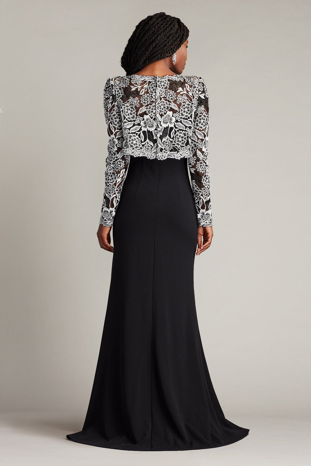 EMMA Rosette Low Back Gown