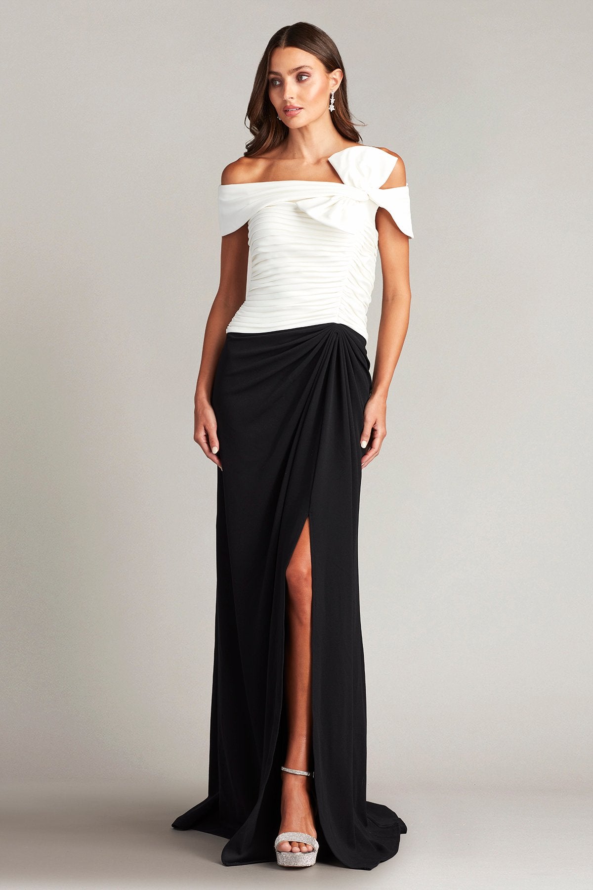 Darina Draped Bow Gown