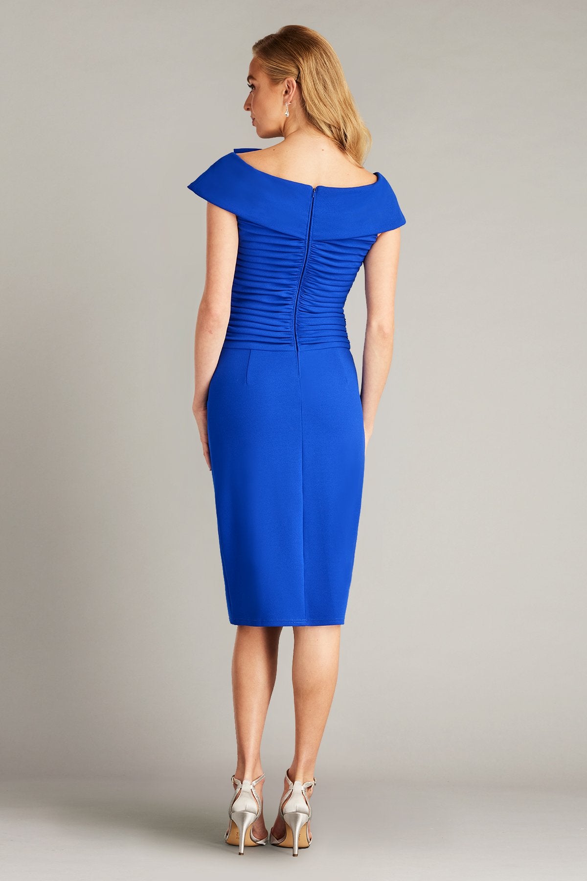 Darina Draped Bow Dress