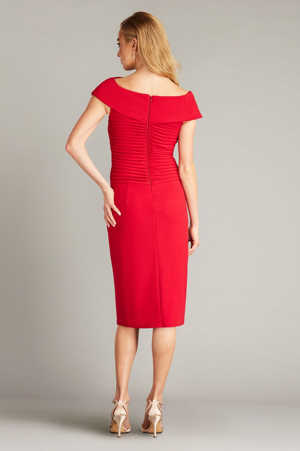 Darina Draped Bow Dress