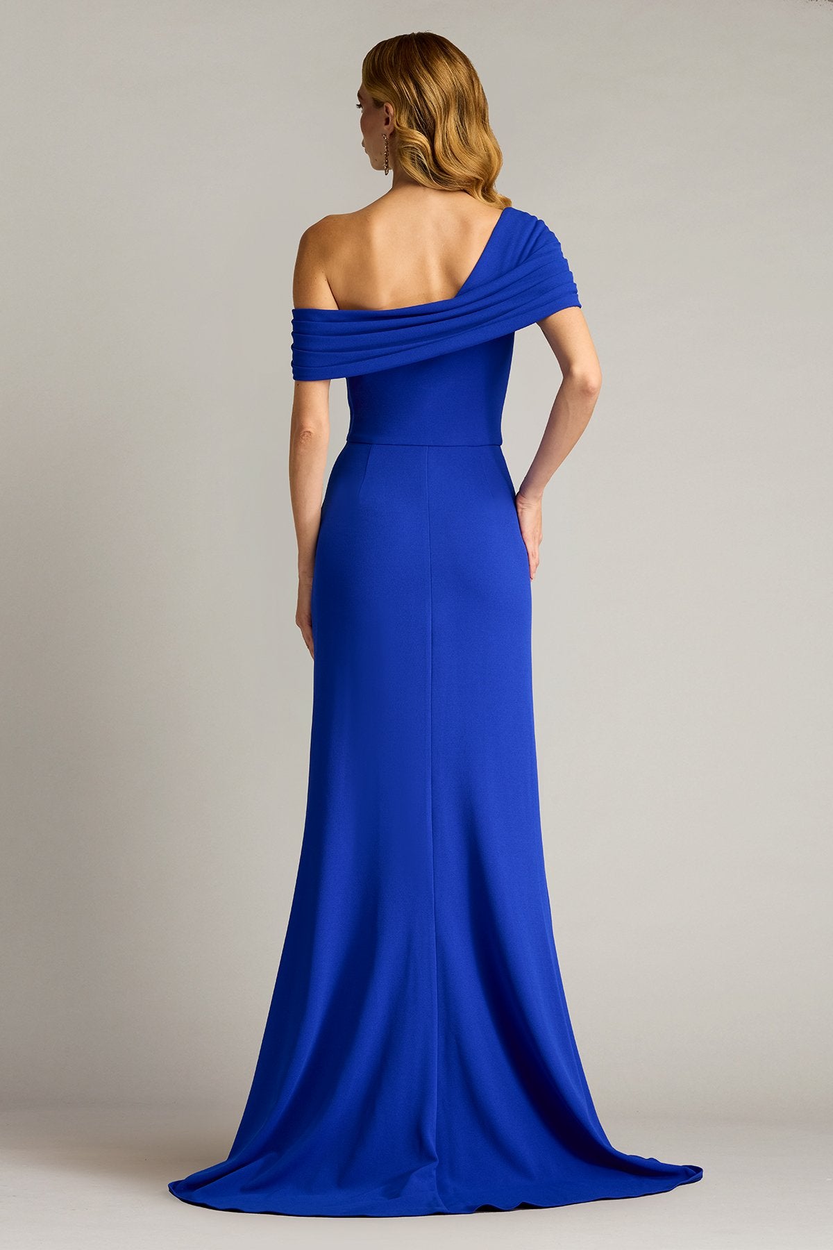 Drea Waterfall Flounce Gown MSTBL  Tadashi Shoji Official Online Boutique