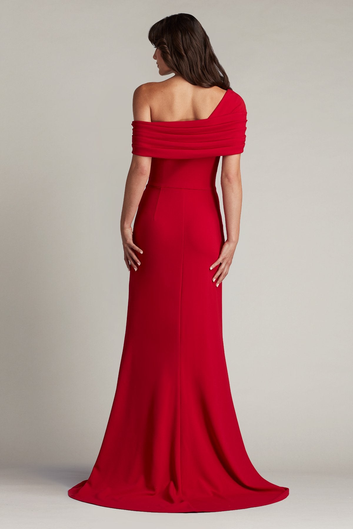 Drea Waterfall Flounce Gown