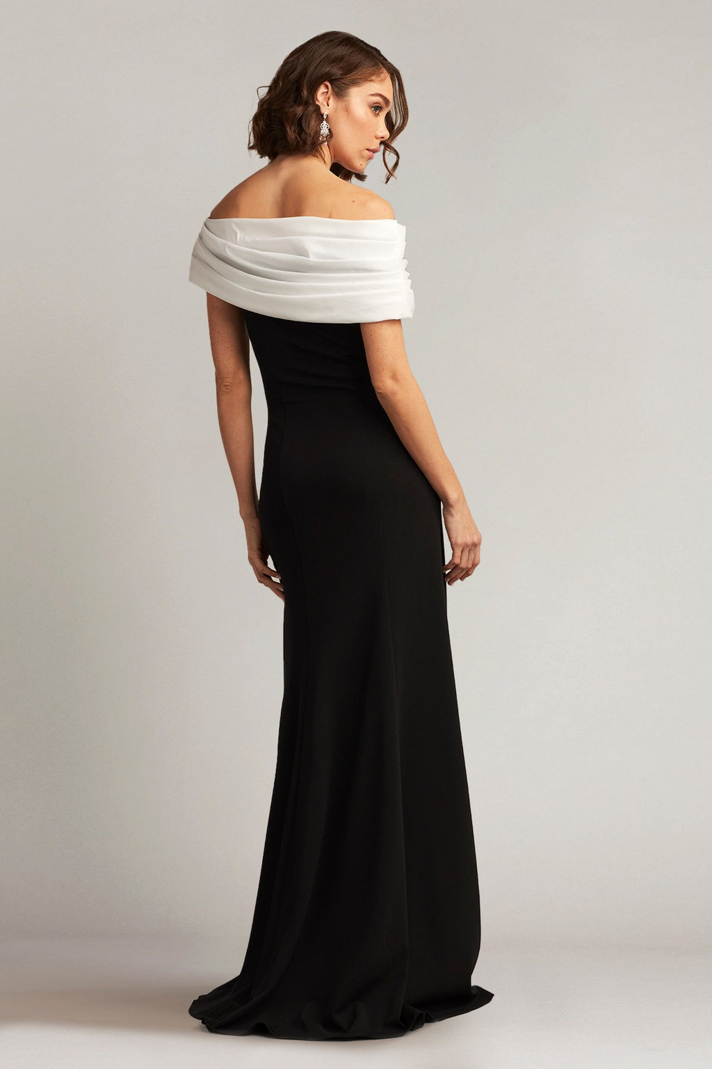 Dalton Two-Tone Off-Shoulder Gown