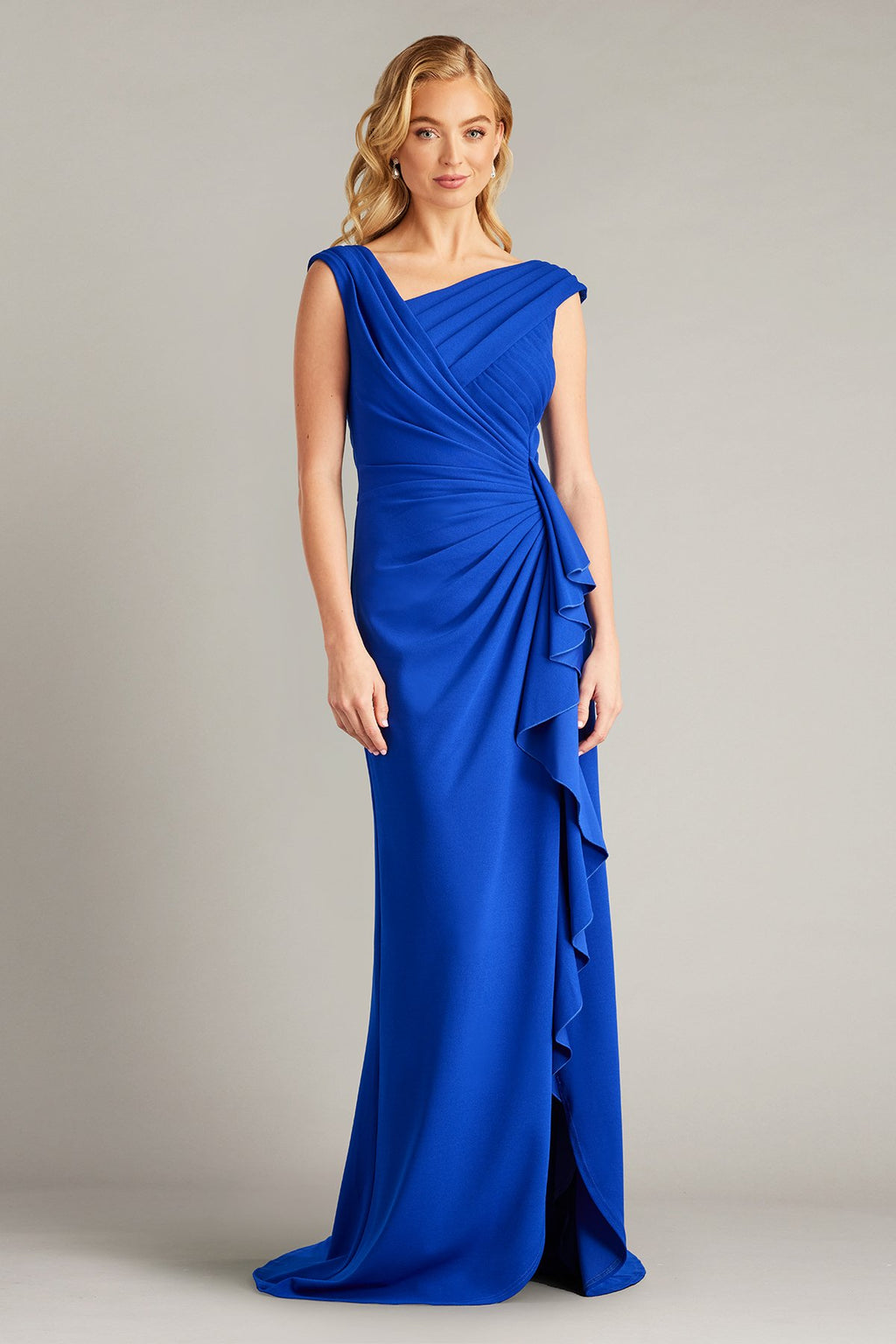 Sperry Cascading Ruffle Gown