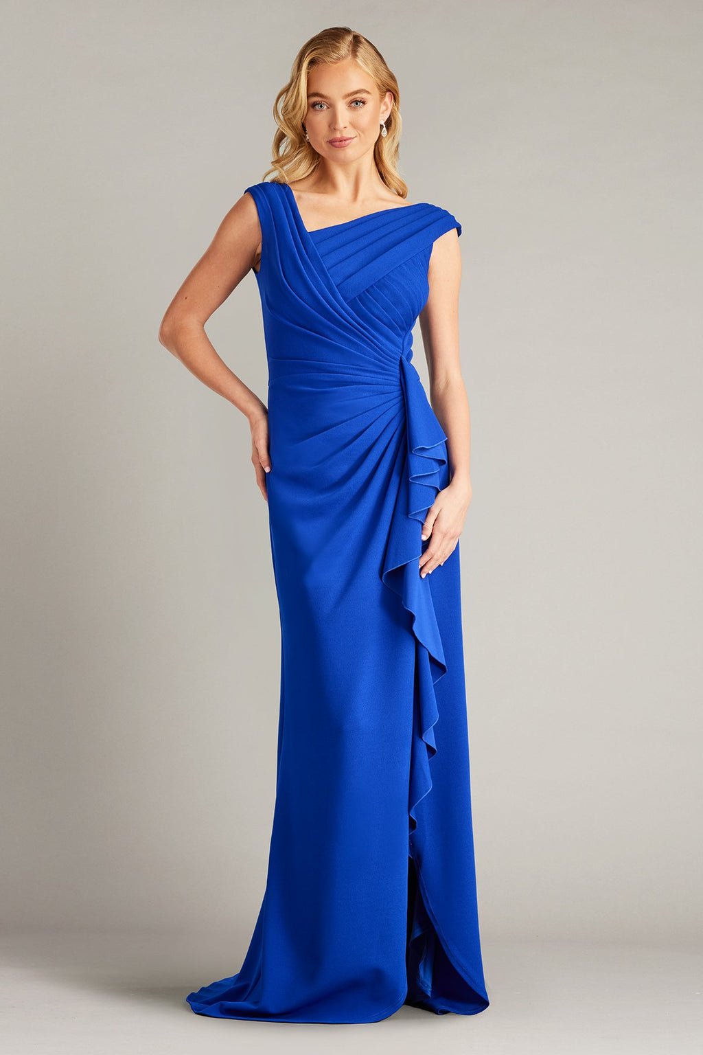 Sperry Cascading Ruffle Gown