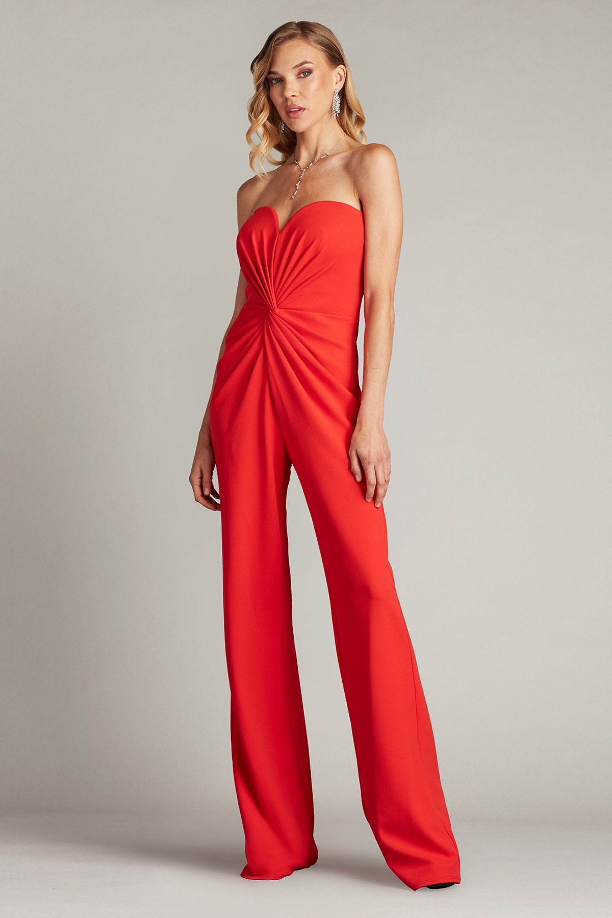 Lucas Twist-Front Jumpsuit – Tadashi Shoji Official Online Boutique