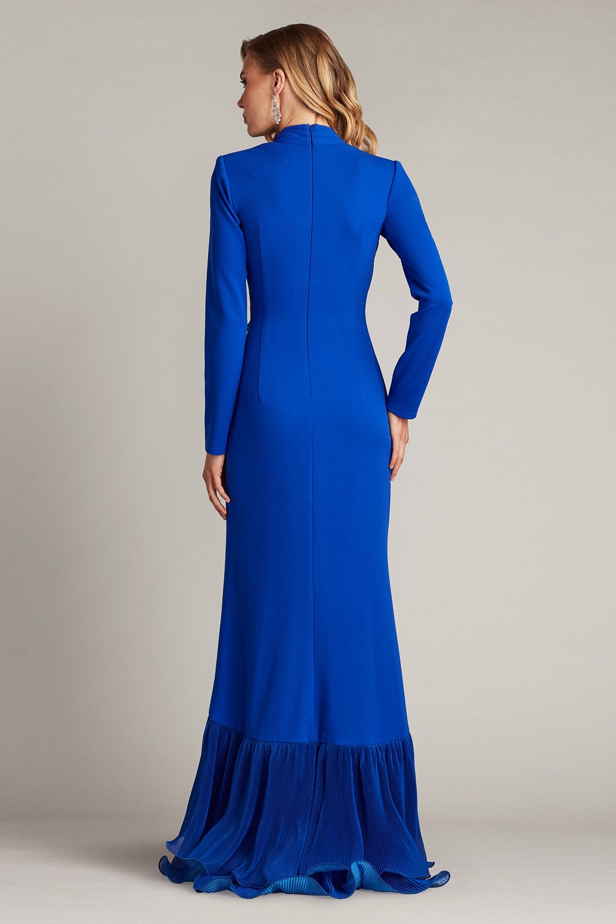 Malone Cascading Ruffle Gown – Tadashi Shoji Official Online Boutique