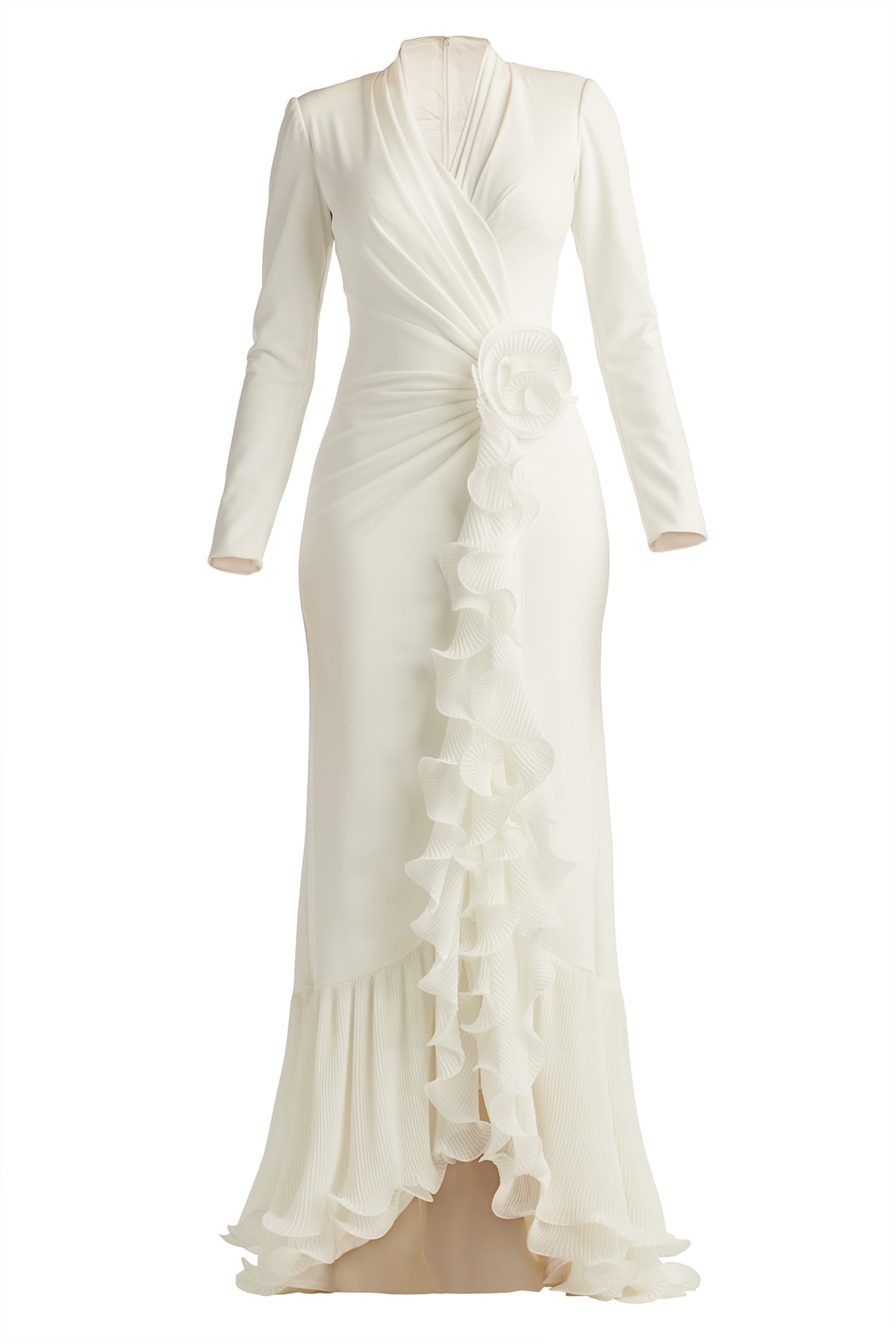 Malone Cascading Ruffle Gown
