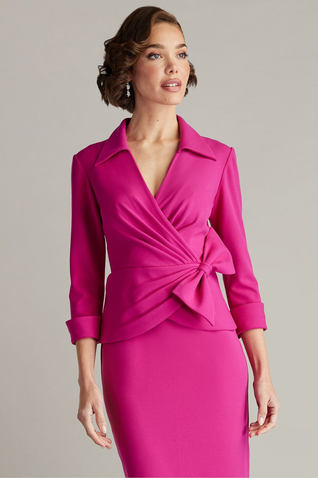Seaver Mock Two-Piece Collared Dress