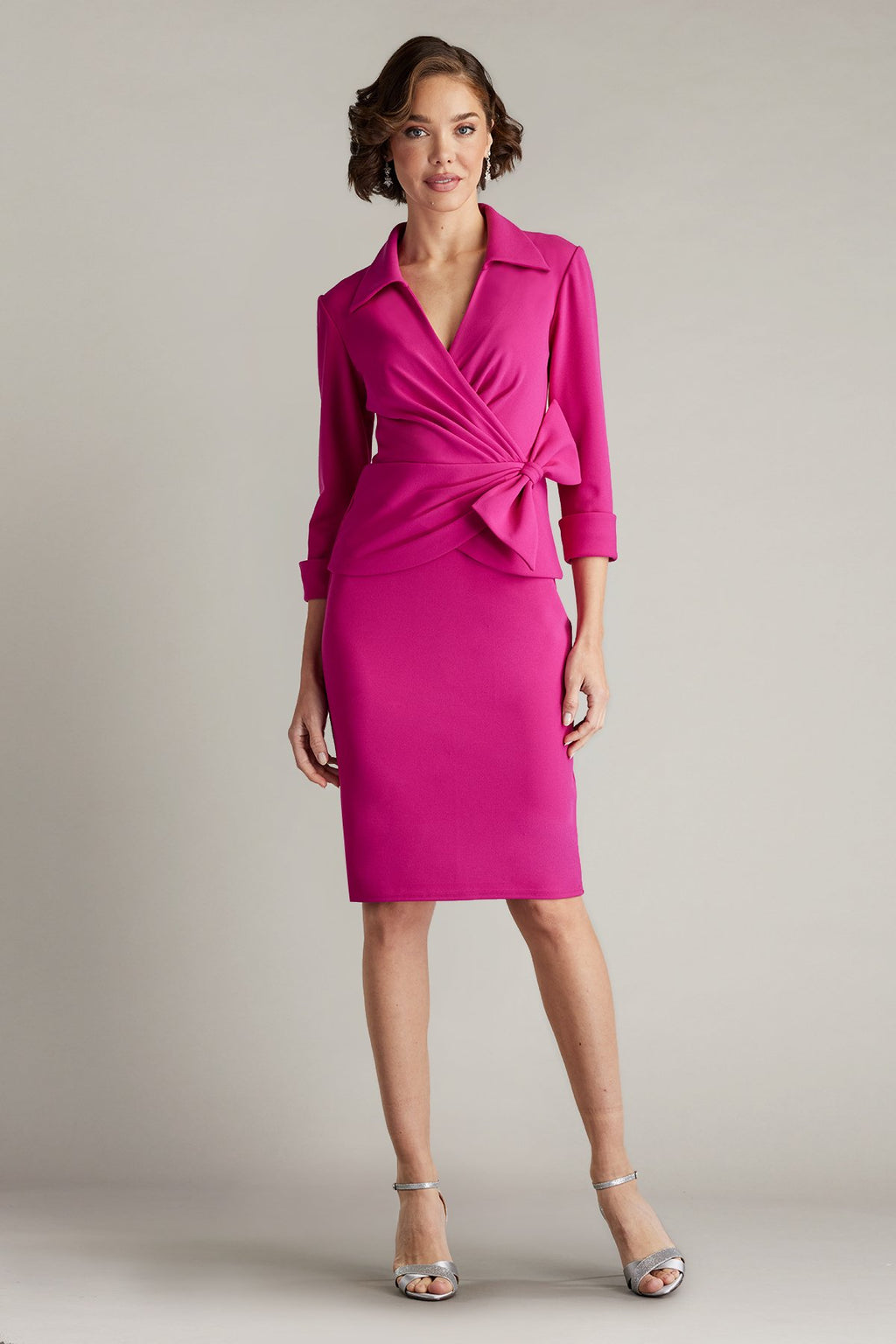 Seaver Mock Two-Piece Collared Dress