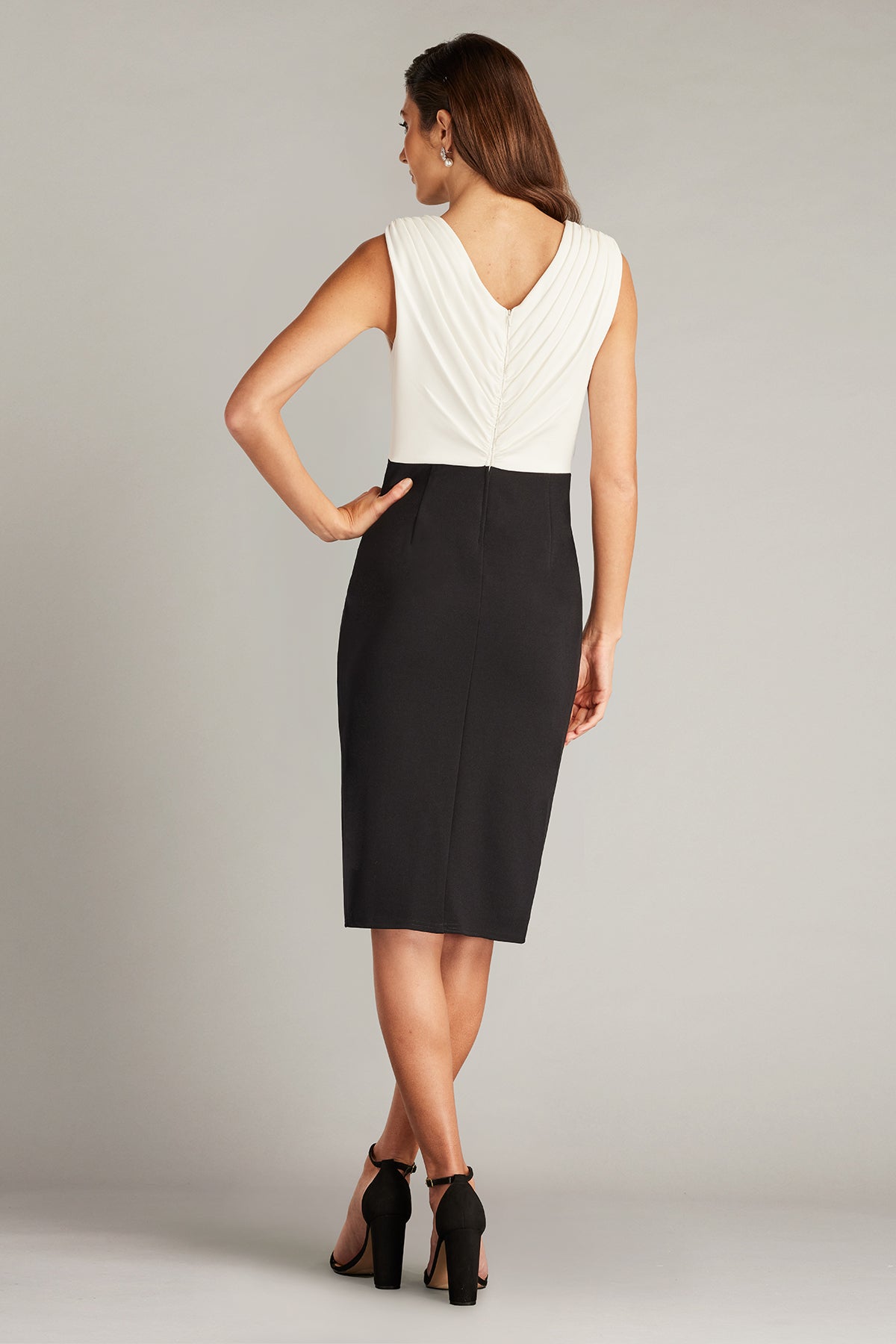 Wilka Two-Tone Pencil Dress