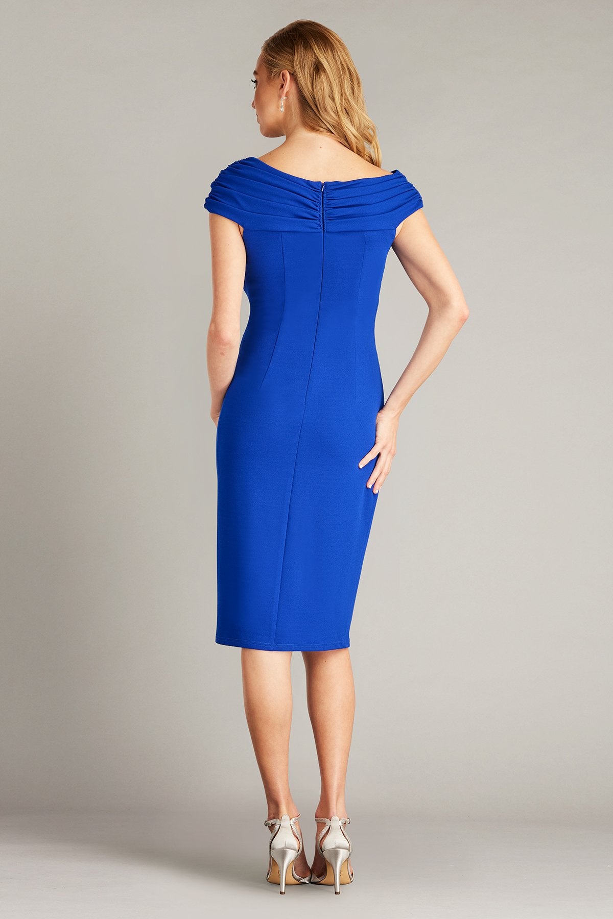 Dorsey Draped Cocktail Dress