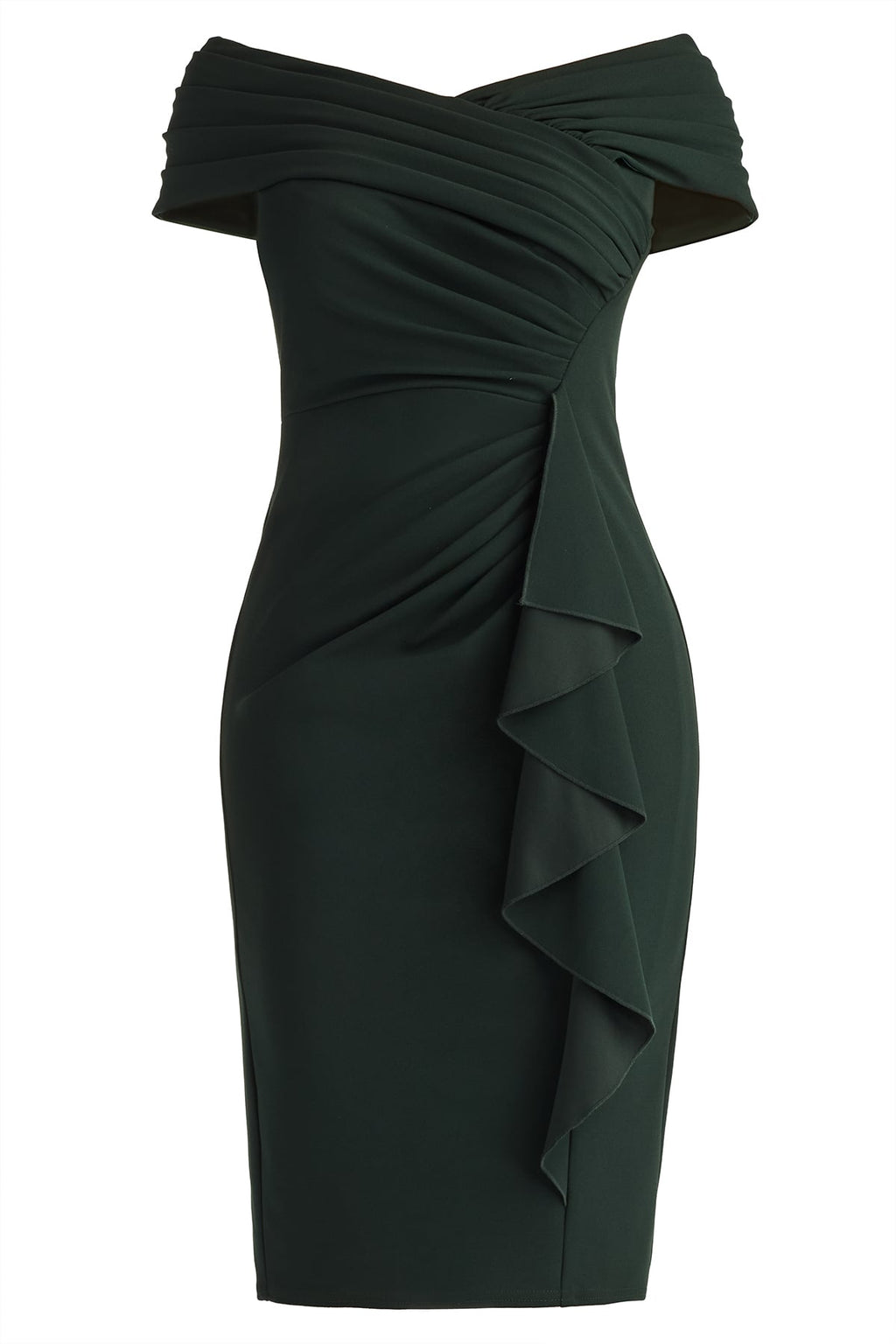 Martine Waterfall Flounce Dress