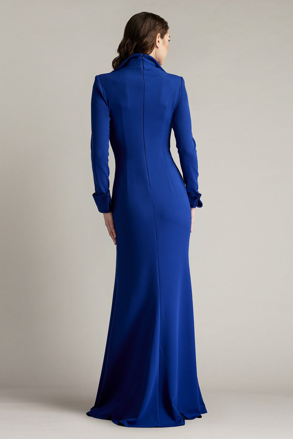 Jerico Ruched French Cuff Gown