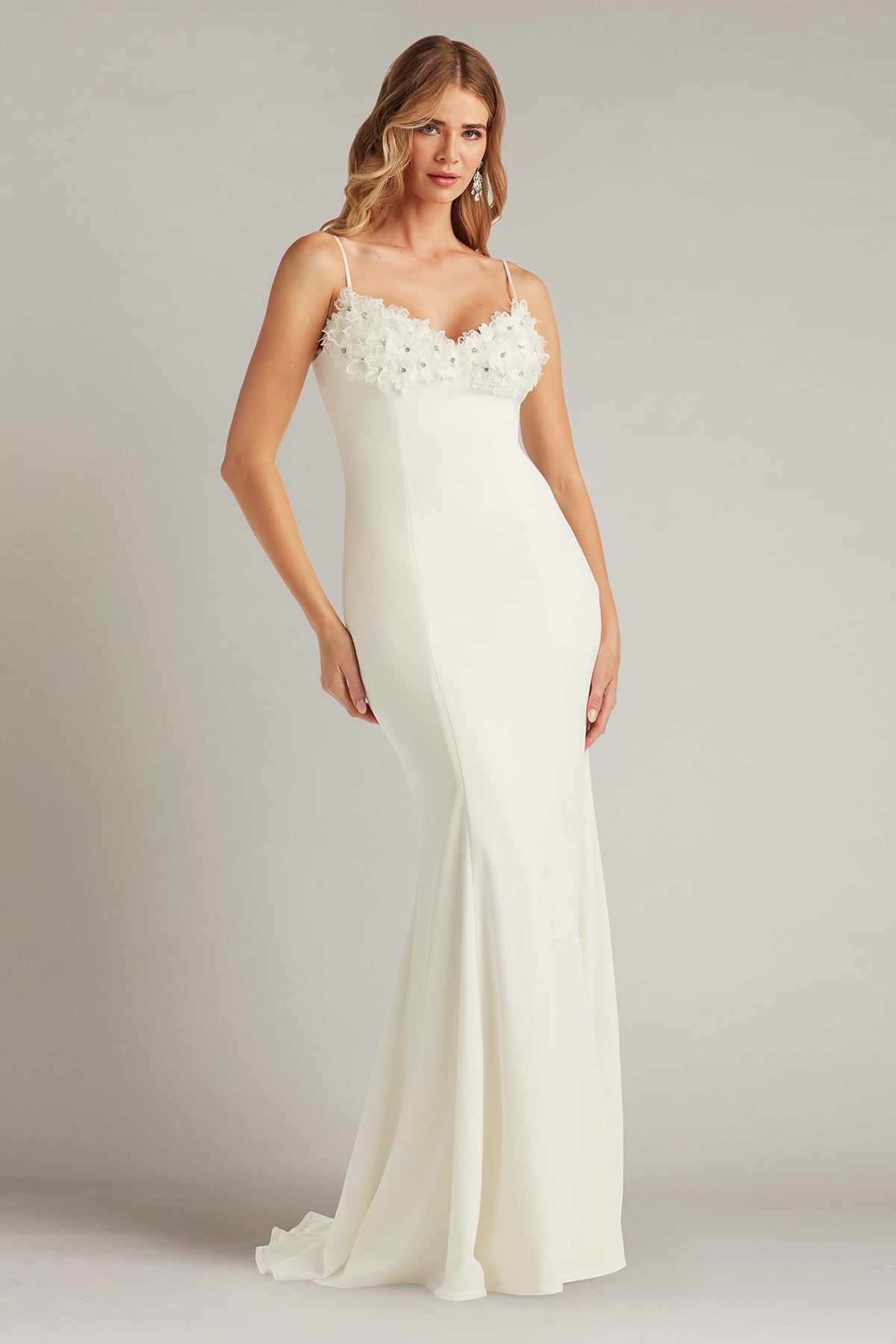 Couteau Flower Embellished Gown