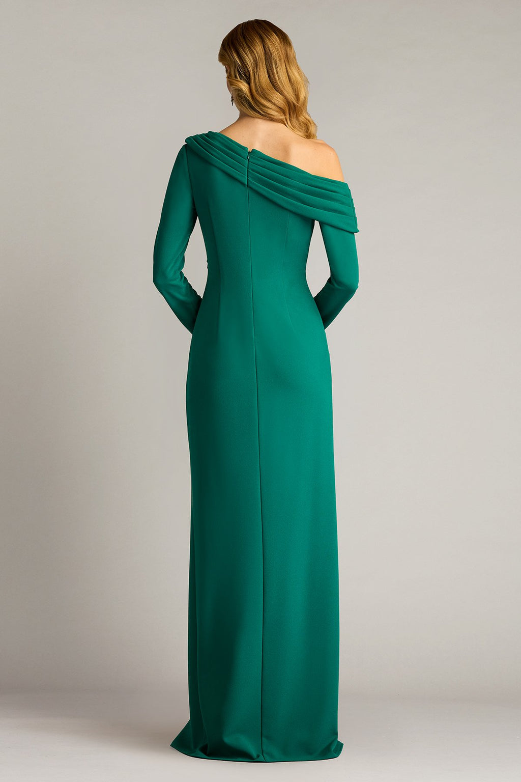 Arison Pleated Draped Gown