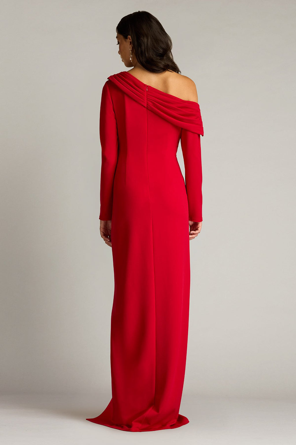 Arison Pleated Draped Gown