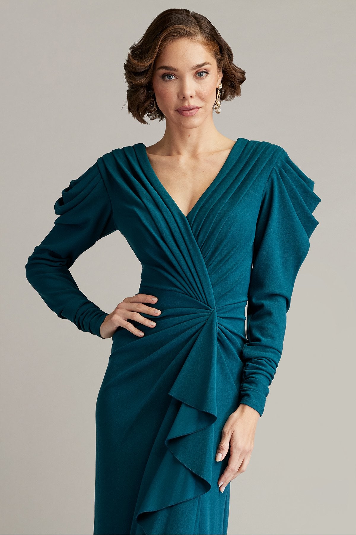 Finch Waterfall Drape Gown