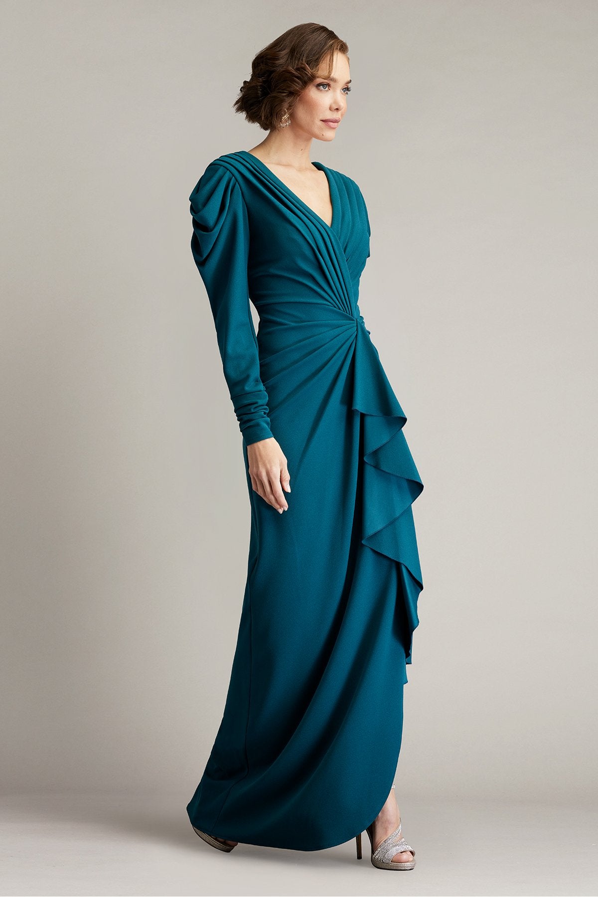 Finch Waterfall Drape Gown