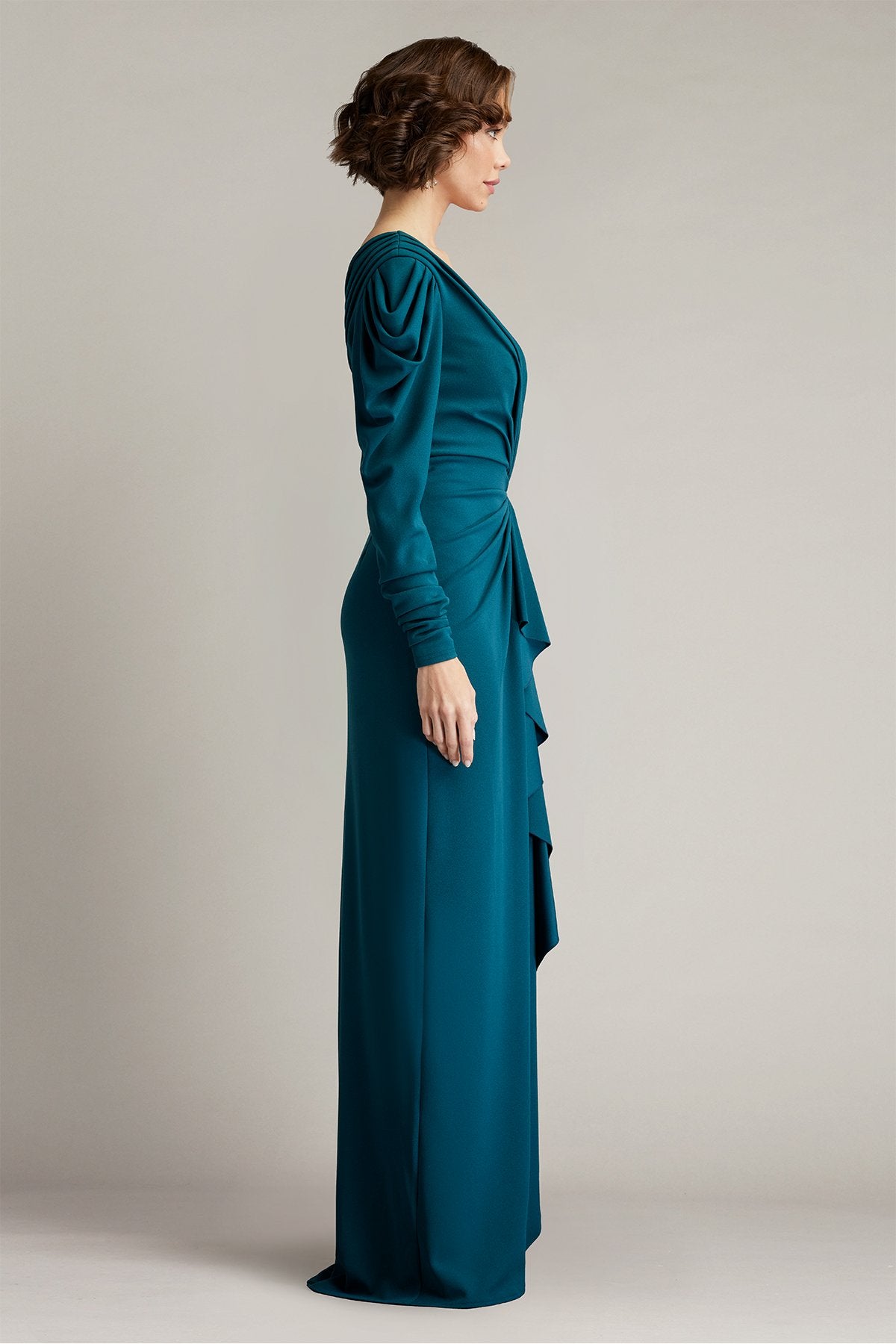 Finch Waterfall Drape Gown