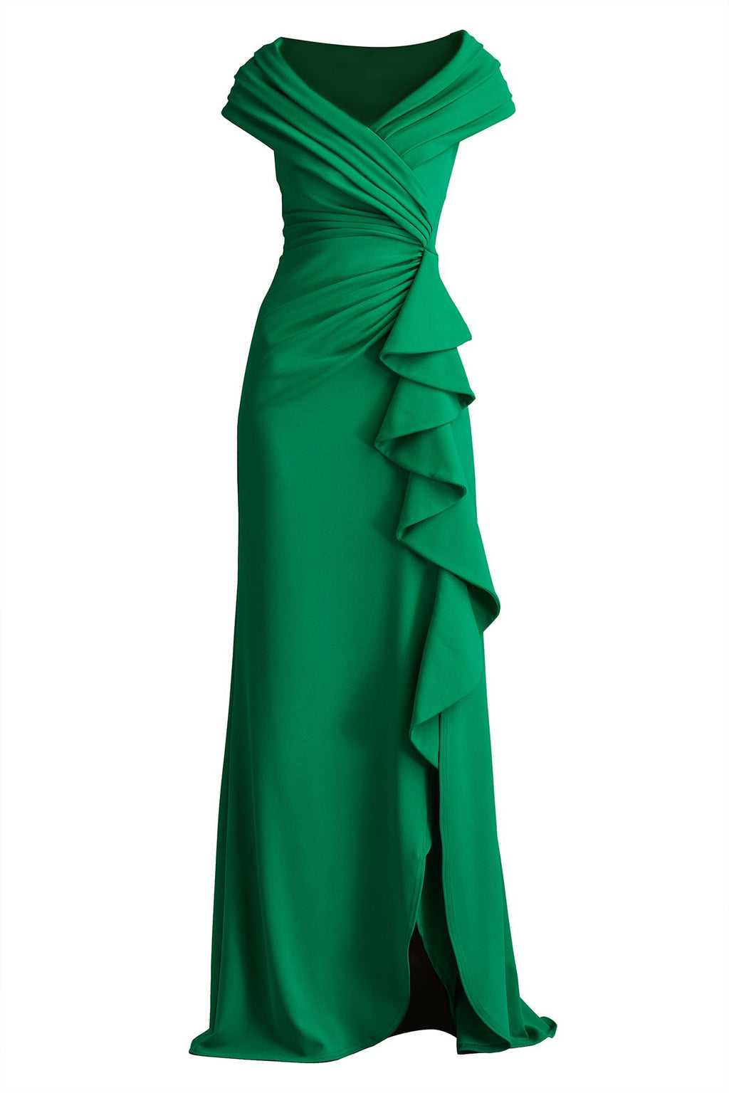 Talise Waterfall Flounce Gown