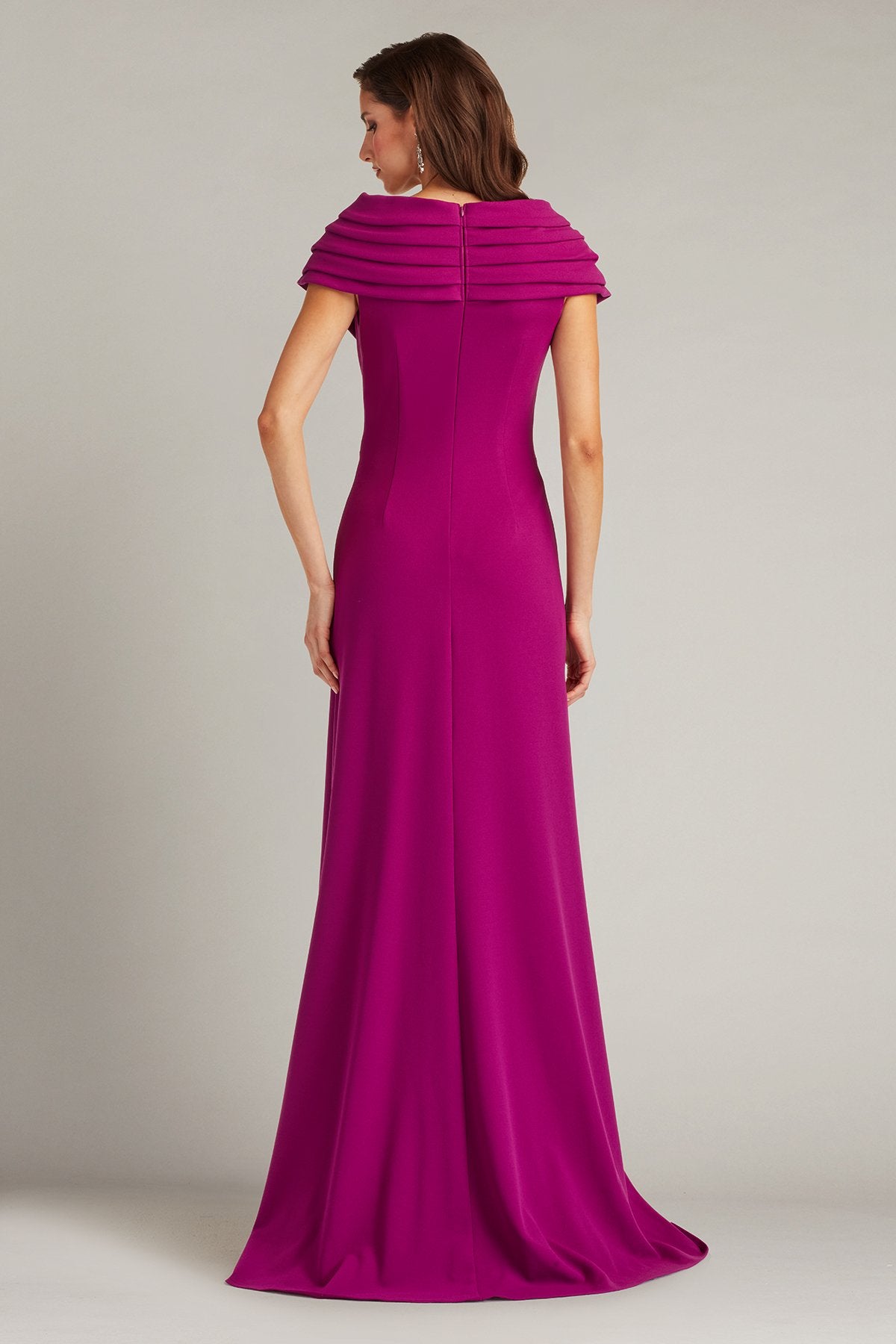 Talise Waterfall Flounce Gown