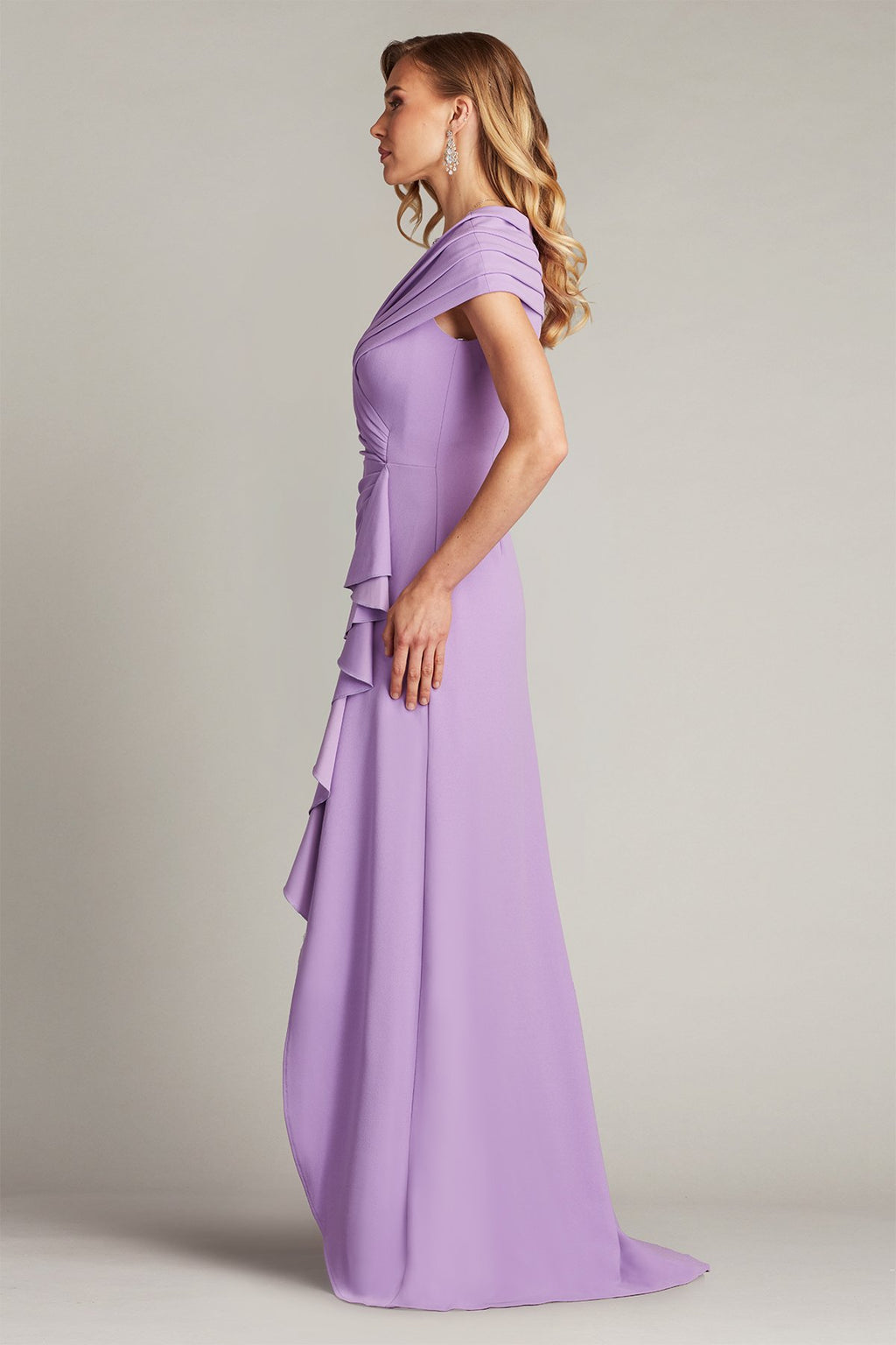 Talise Waterfall Flounce Gown