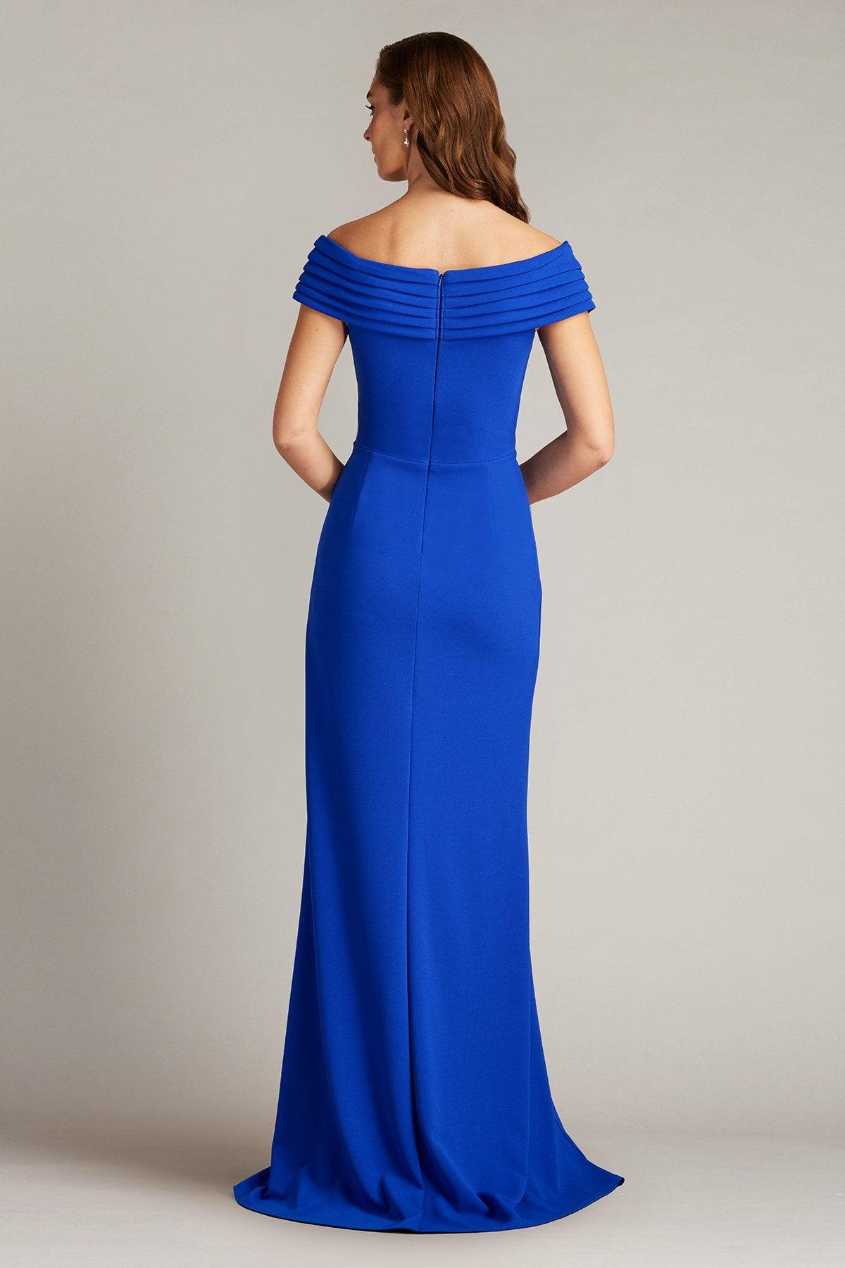 Penn Pleated Drape Gown