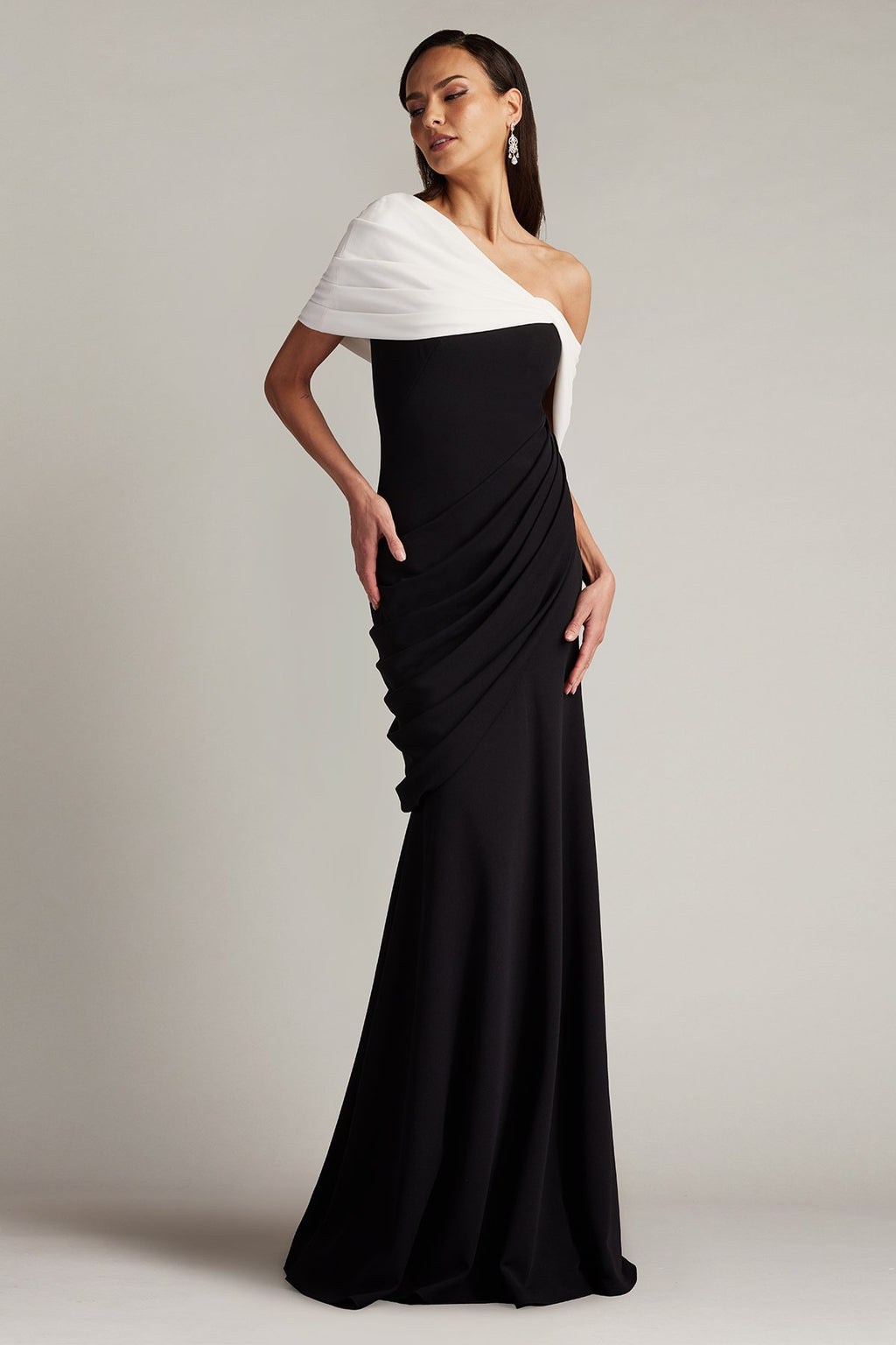 Prewitt Pleated Drape Gown