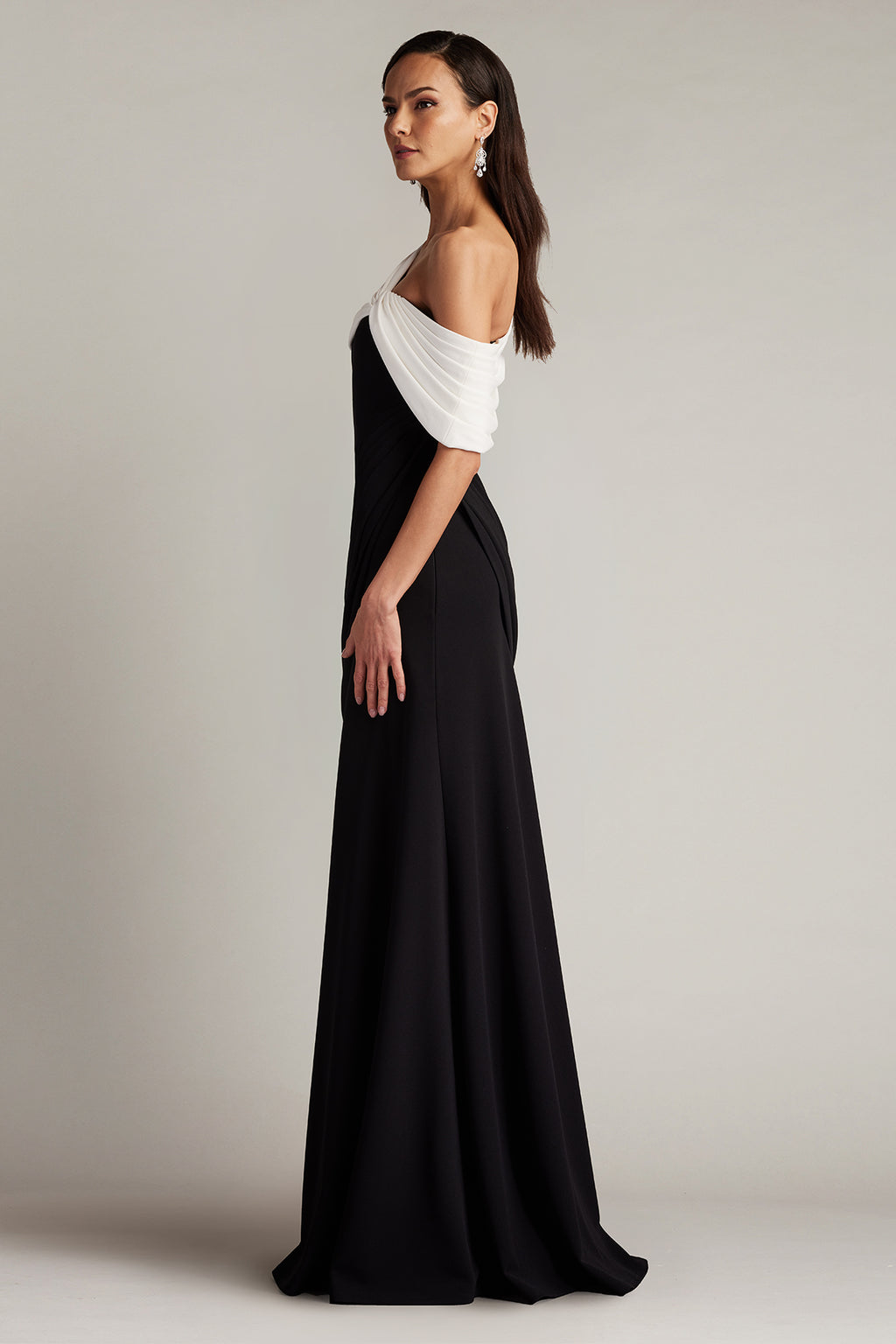Prewitt Pleated Drape Gown