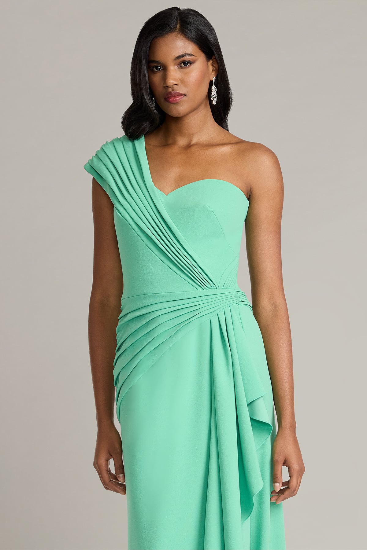 Lune Waterfall Sash Gown
