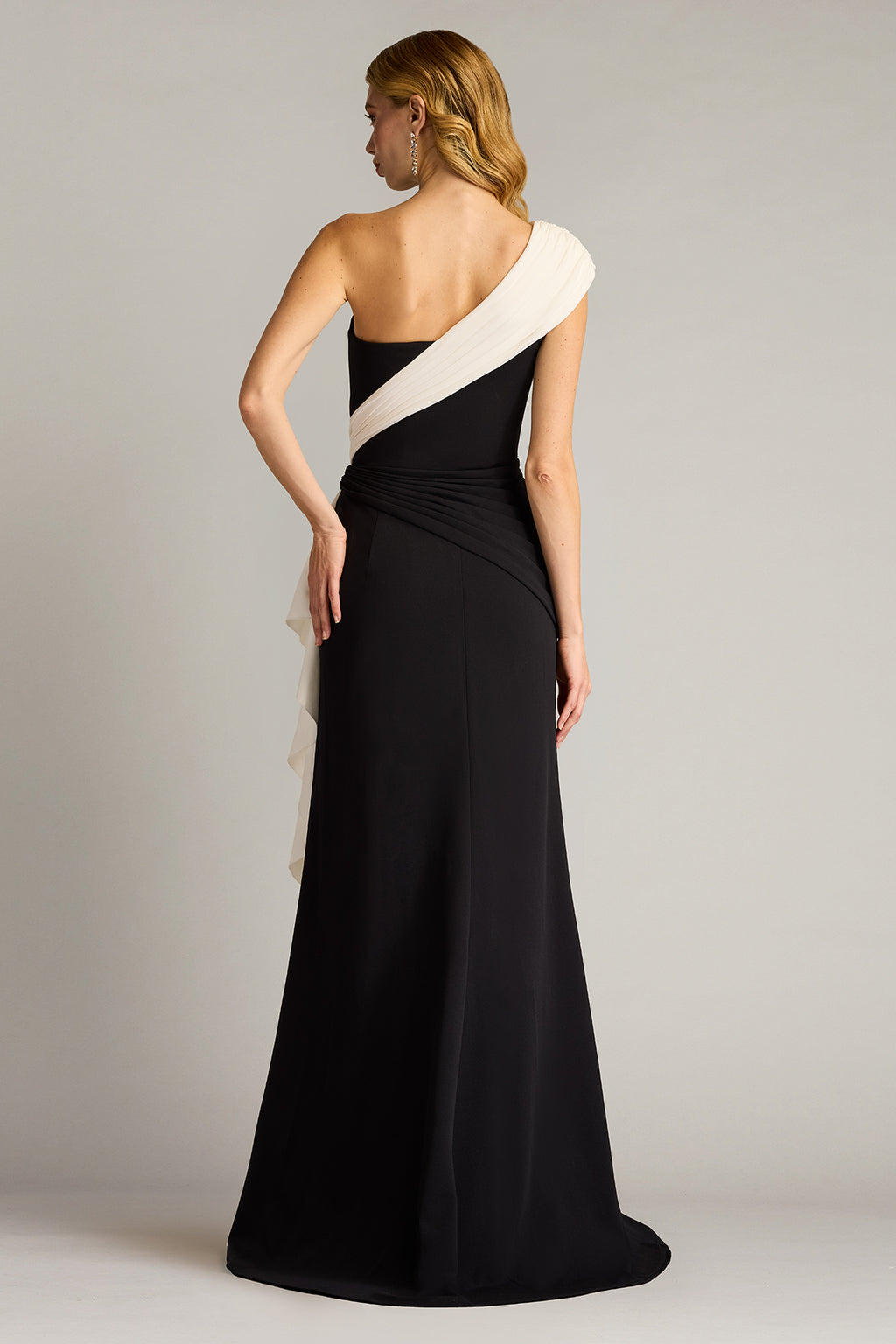 Lune Waterfall Sash Gown