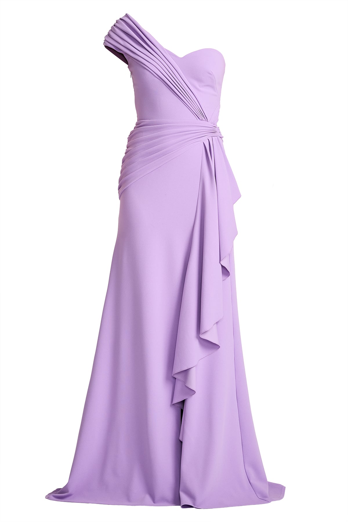 Lune Waterfall Sash Gown