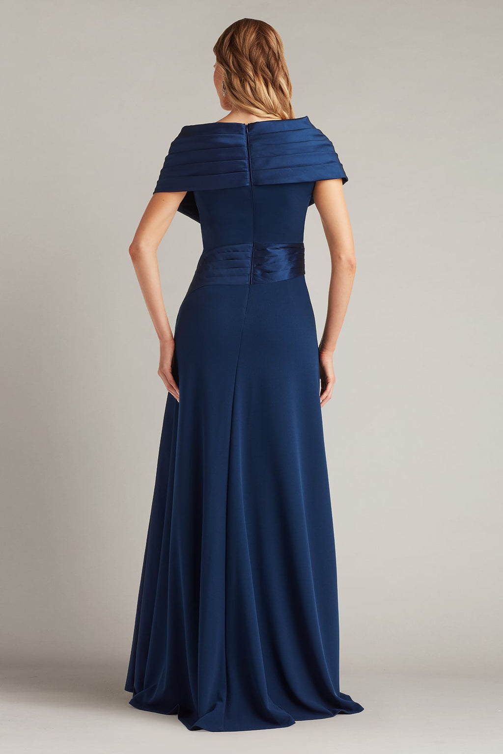 Milica Draped Portrait Collar Gown