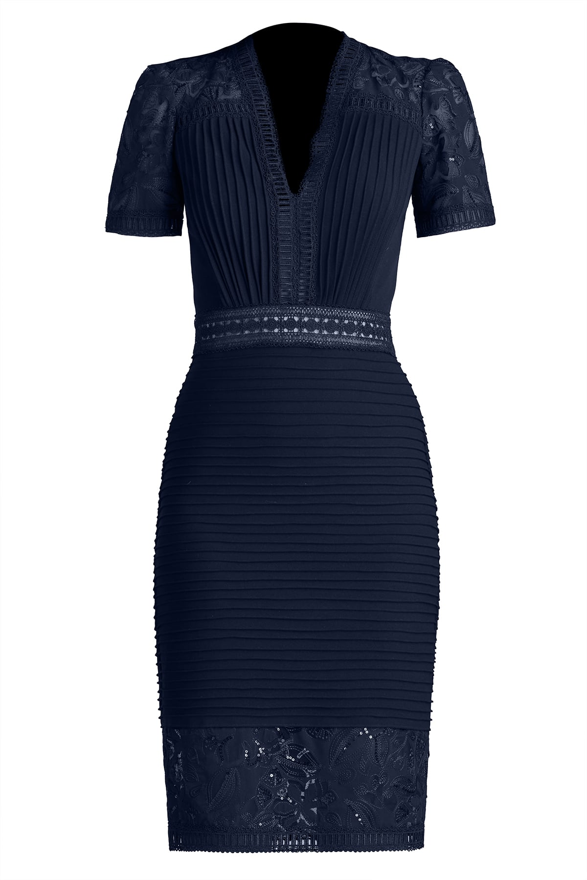 Brone Illusion Lace Cocktail Dress – Tadashi Shoji Official Online