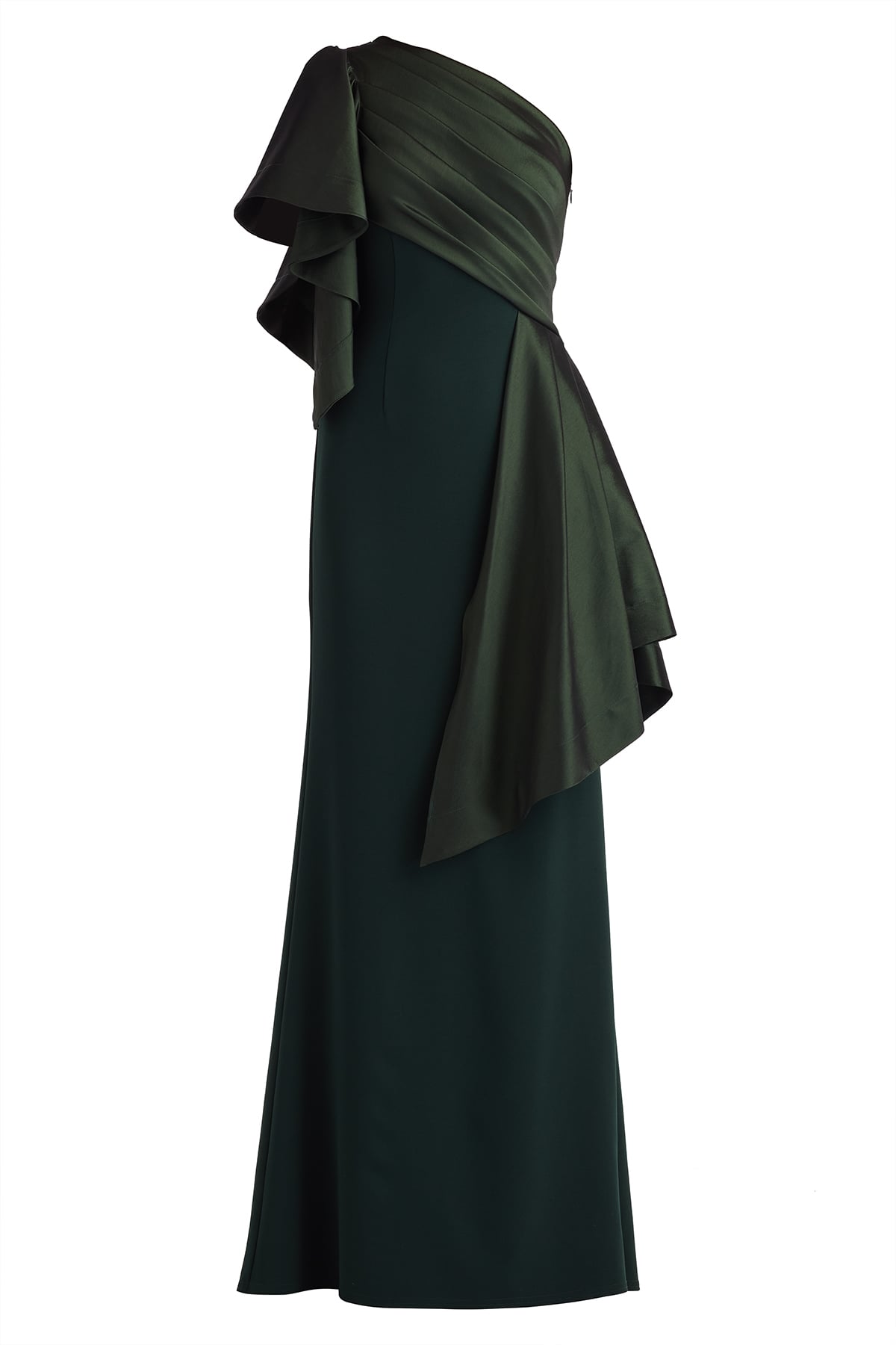 Santa Fe Draped Flounce Gown